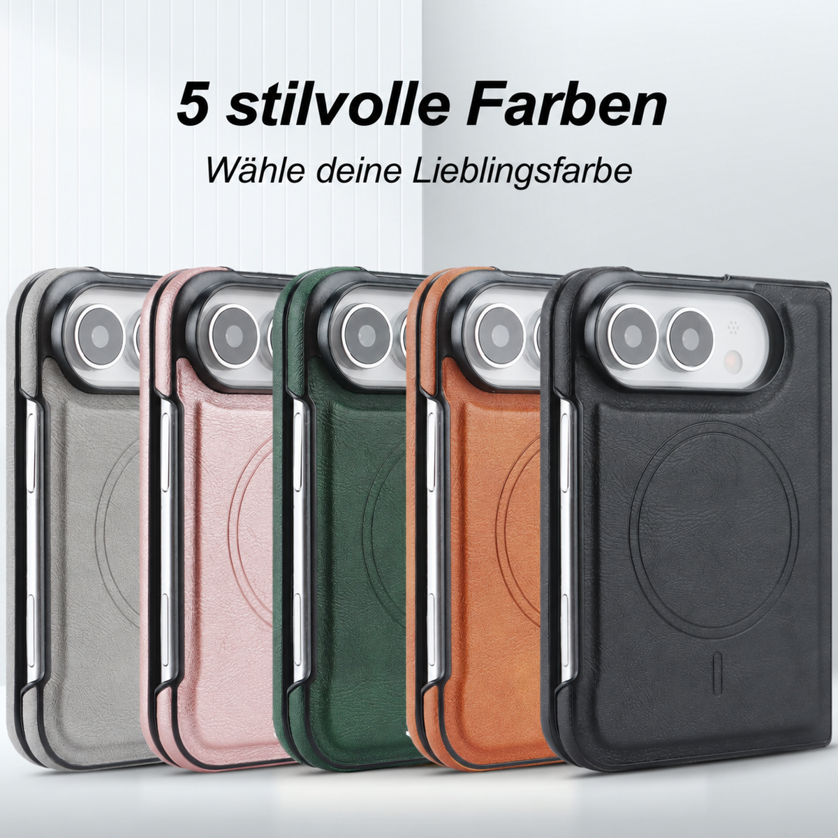 Vegan Leather MagSafe - iPhone Duo Hülle