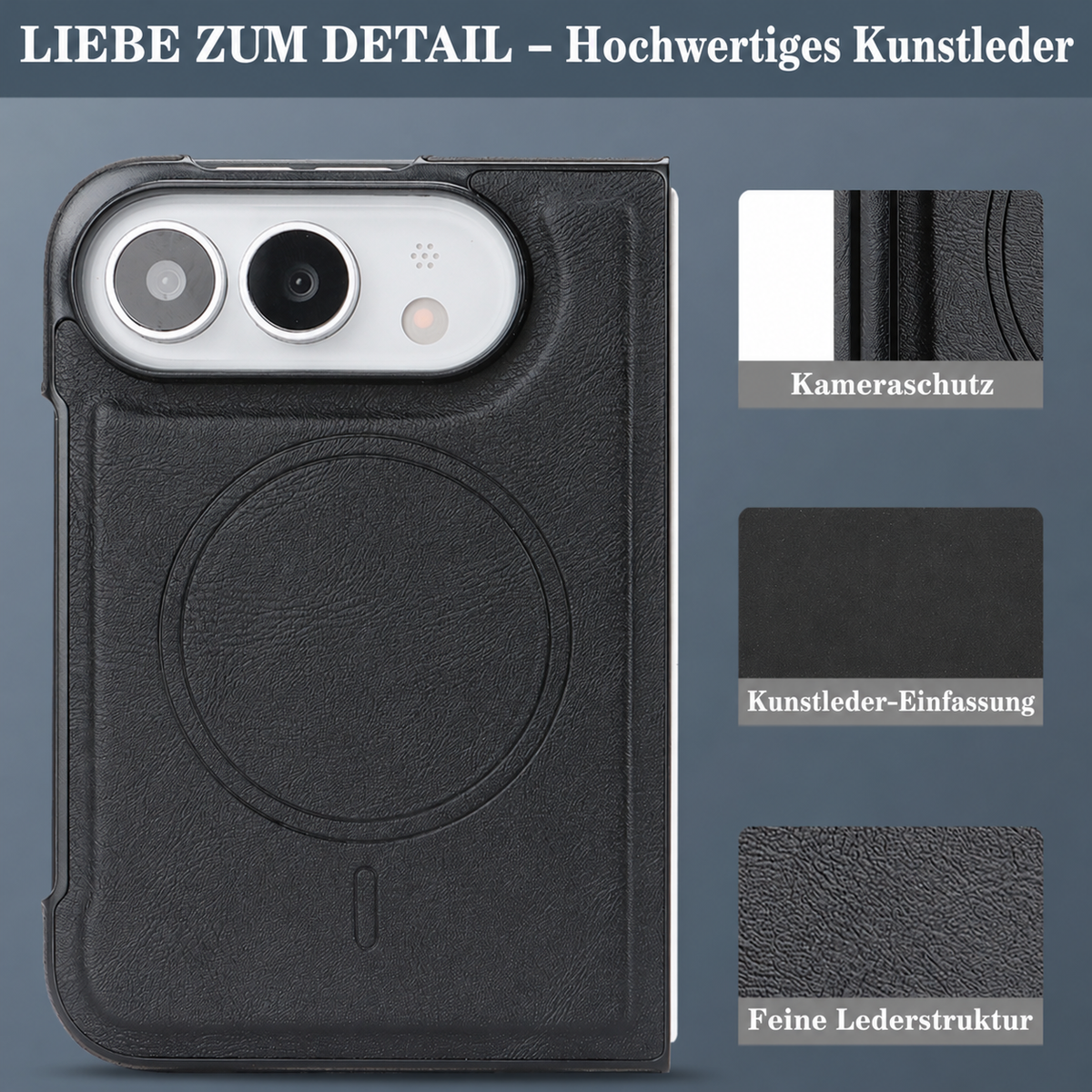 Vegan Leather MagSafe - iPhone Duo Hülle