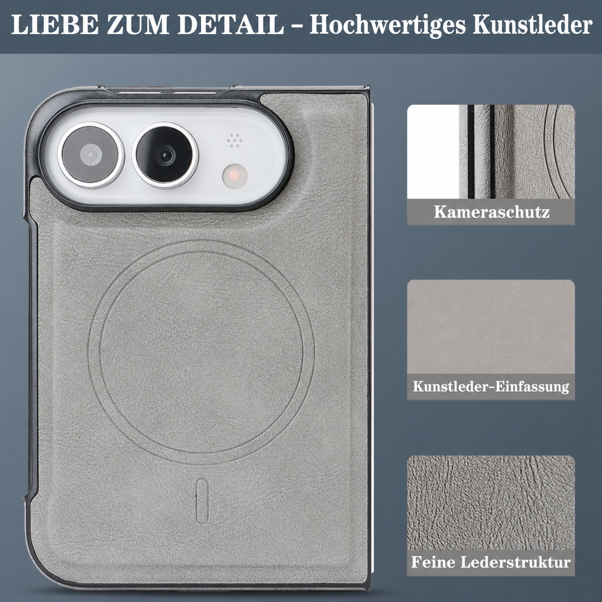Vegan Leather MagSafe - iPhone Duo Hülle