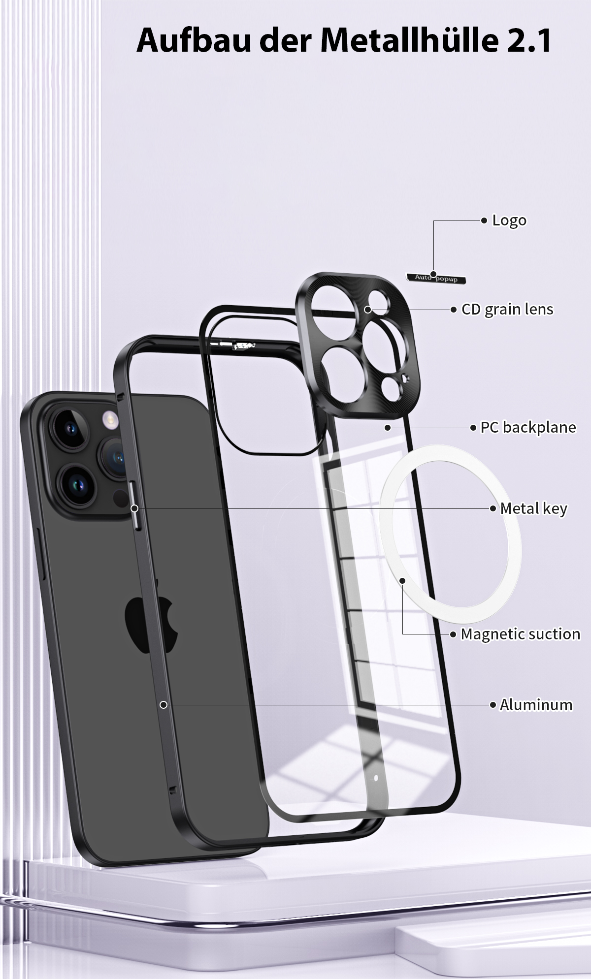 Metallhülle MagSafe 2.1