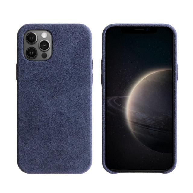 Alcantara Leder Hülle iPhone