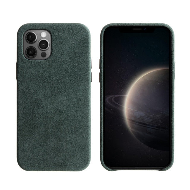 Alcantara Leder Hülle iPhone