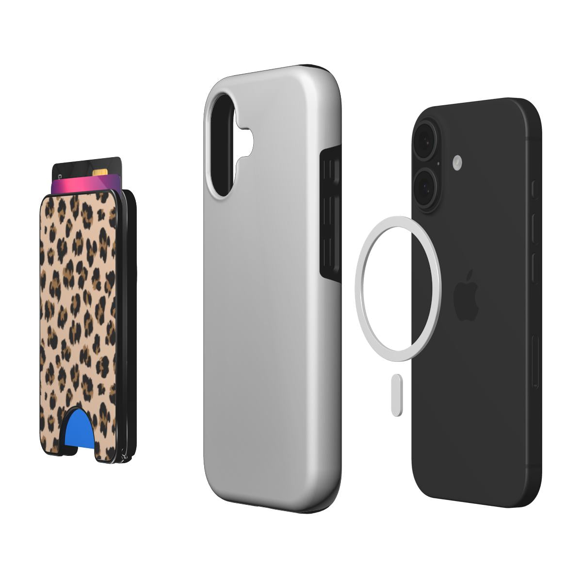 MagSafe Wallet Leopard Three